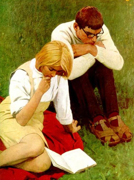 Михаил Лихачёв «Студенты» (1970)